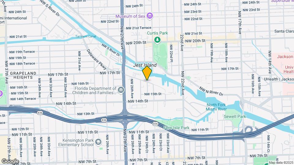 1604 NW 24th Ct Map and Location Details