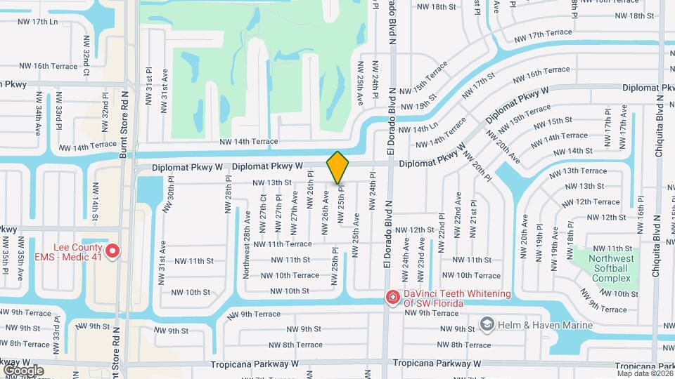 1236 NW 25th Pl Map and Location Details