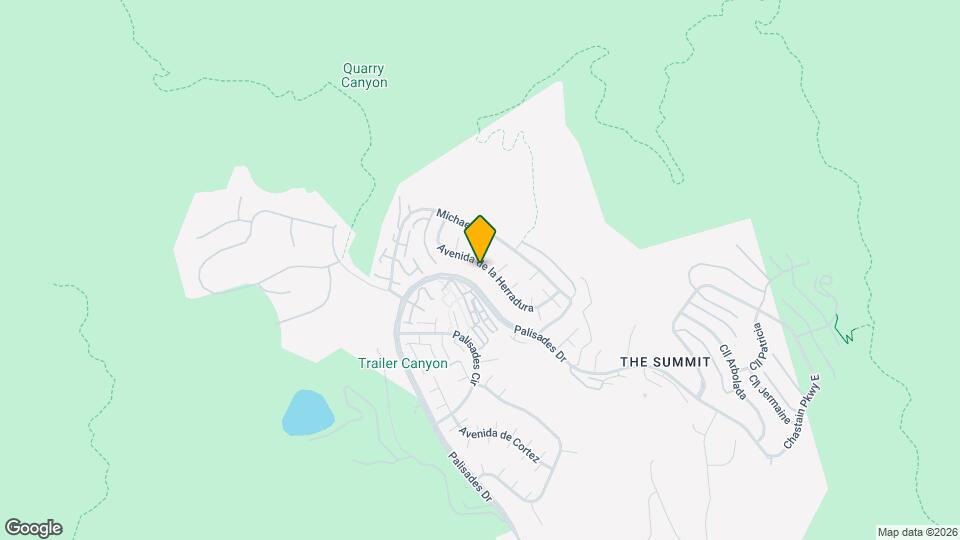 17230 Avenida de la Herradura Map and Location Details