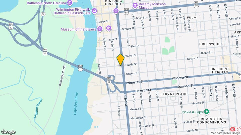 218 Castle St Map and Location Details