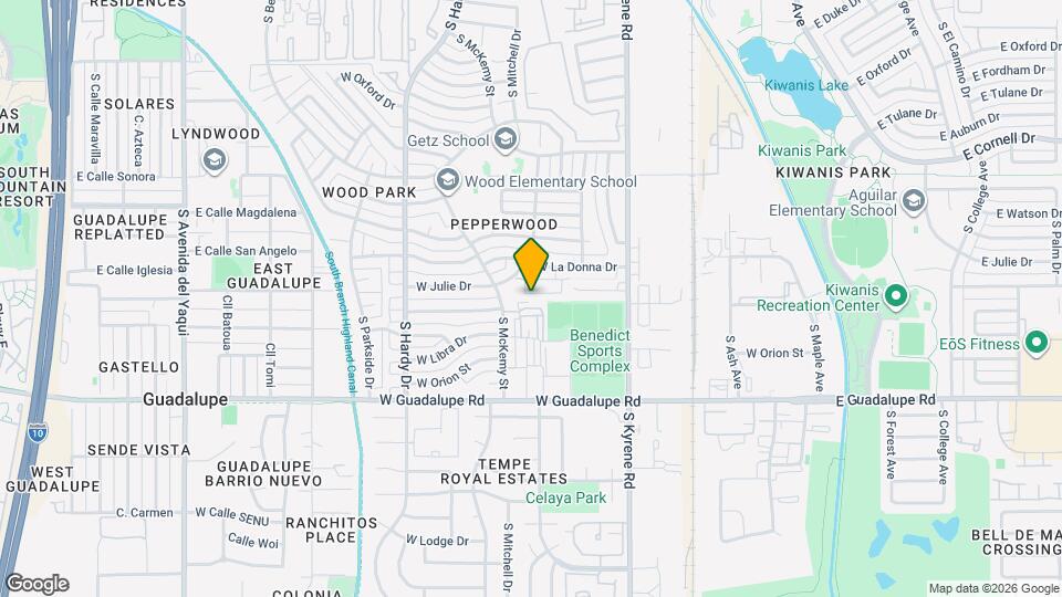 595 W Westchester Ave Map and Location Details