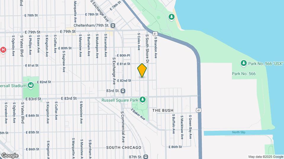 8159 S Coles Ave Map and Location Details