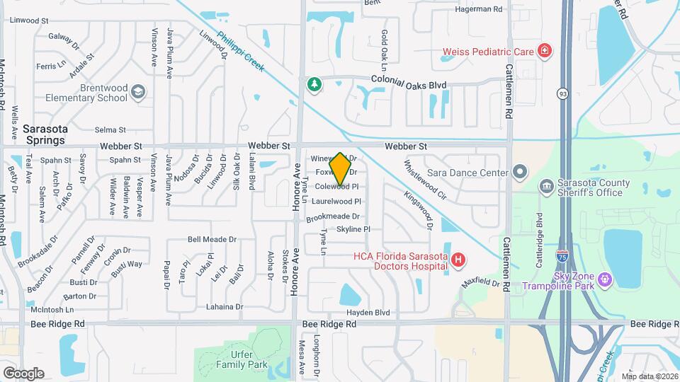 5348 Colewood Pl Map and Location Details