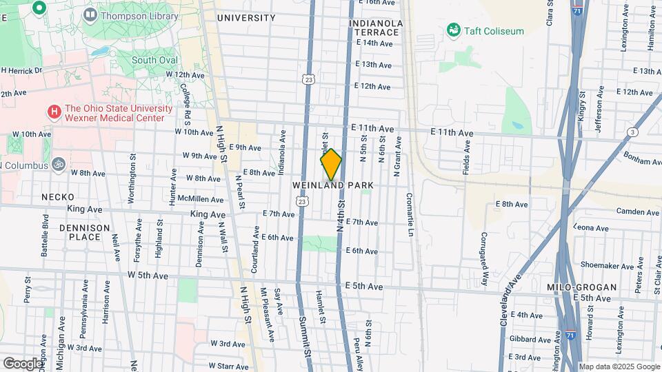 231 E 8th Ave Mapa y Detalles de la Ubicación