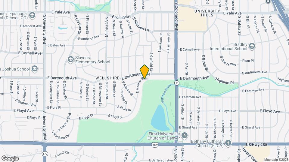 3130 S Monroe St Map and Location Details