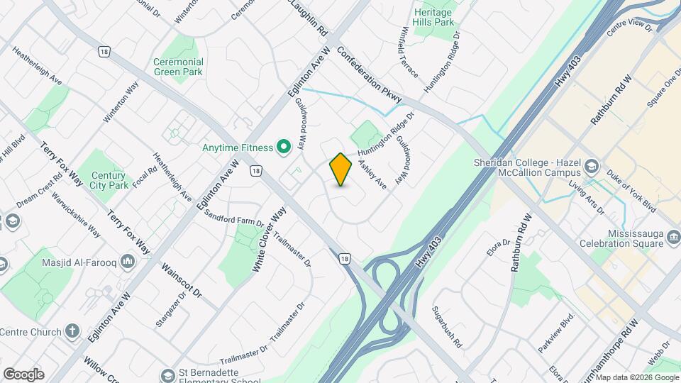 4372 Heathgate Crescent Map and Location Details