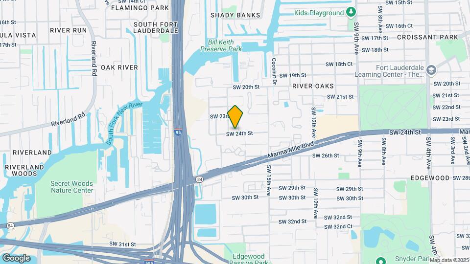 1707 SW 24th St Map and Location Details