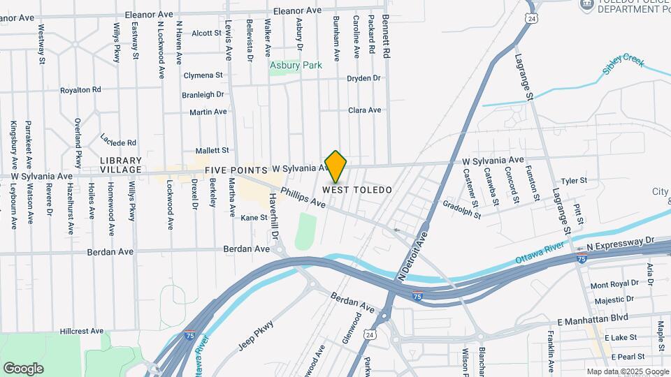 3932 Burnham Ave Map and Location Details
