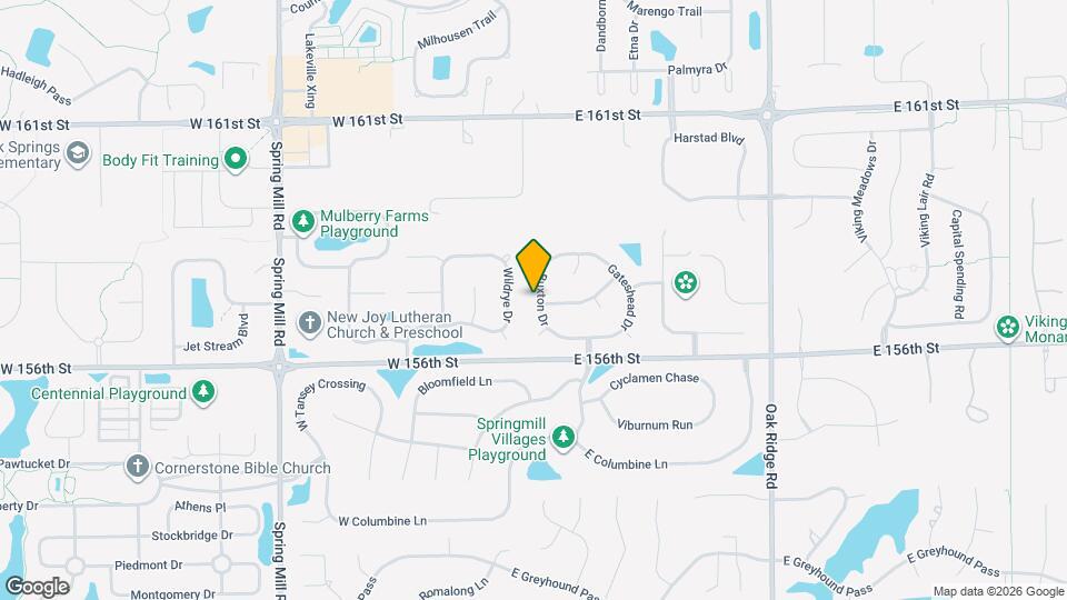 15702 Buxton Dr Map and Location Details
