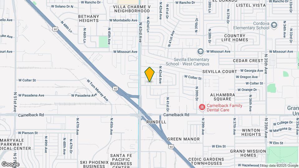 5204 N 42nd Dr Map and Location Details