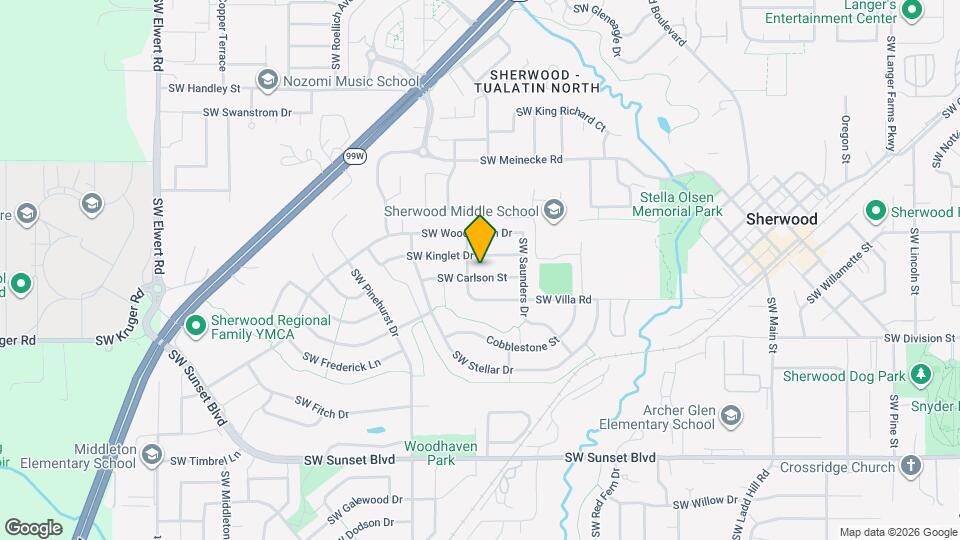 17253 SW Carlson St Map and Location Details