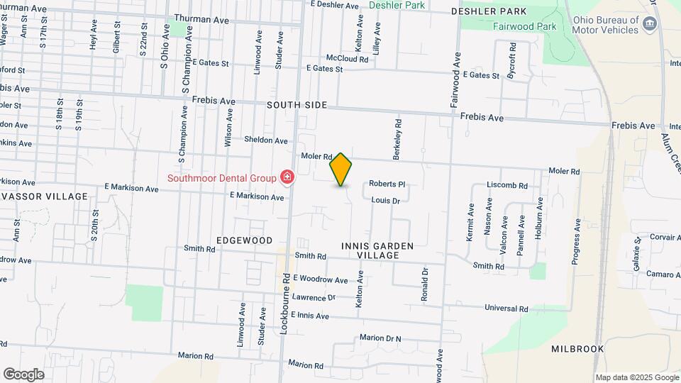 1723 Weiler Ave Map and Location Details