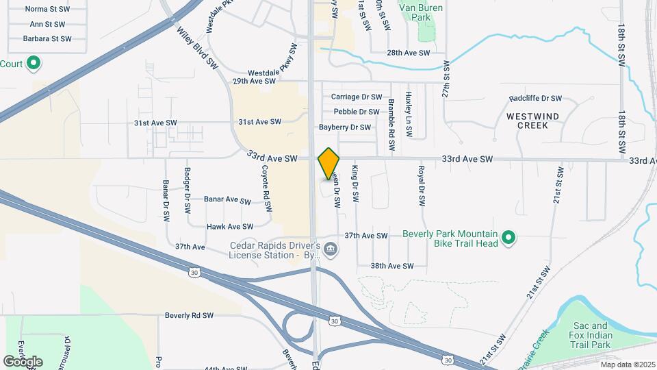 3404 Queen Dr SW Map and Location Details