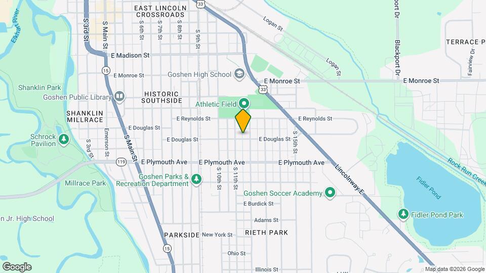 813 E Douglas St Map and Location Details