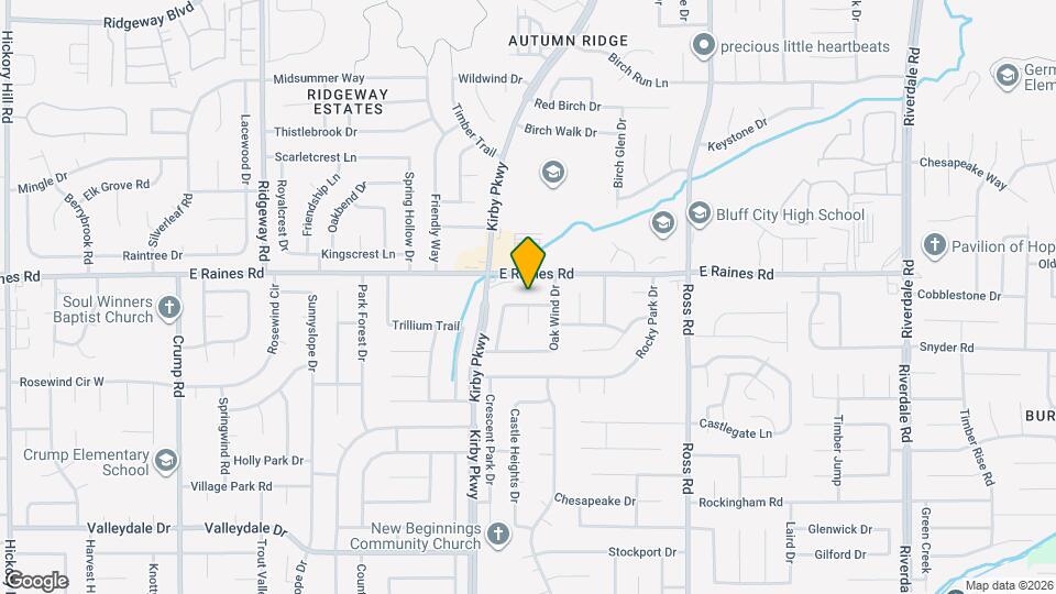 6514 Falling Mist Ln, Unit A Map and Location Details