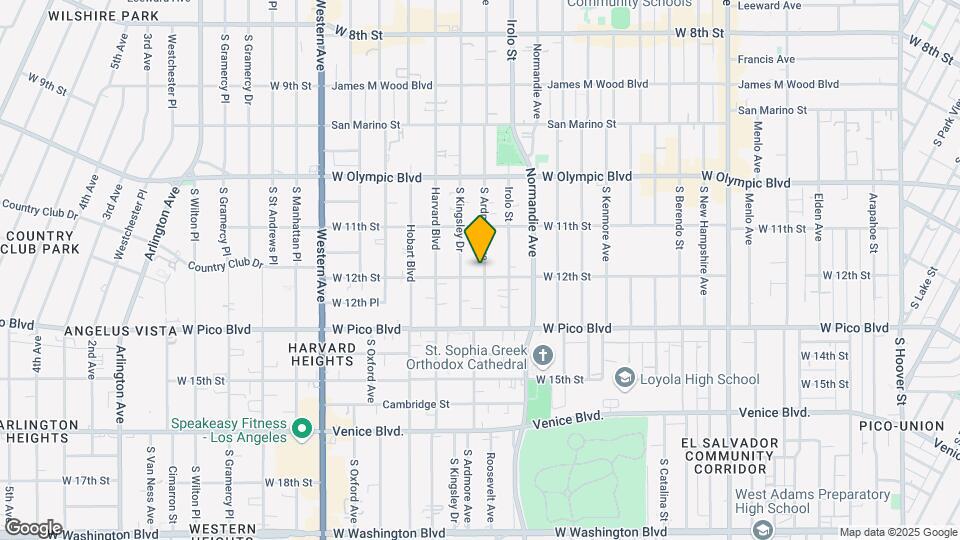 1151 S Ardmore Ave Map and Location Details