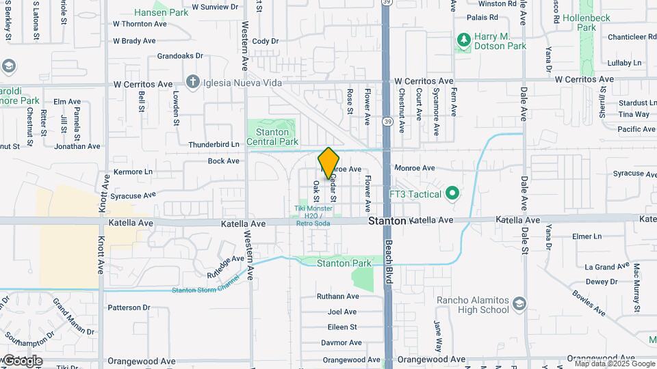 7765-7777 Central Ave Mapa y Detalles de la Ubicación