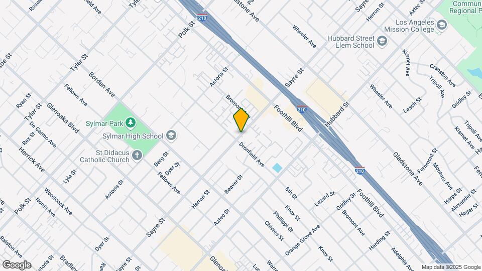 13912 Sayre St Map and Location Details