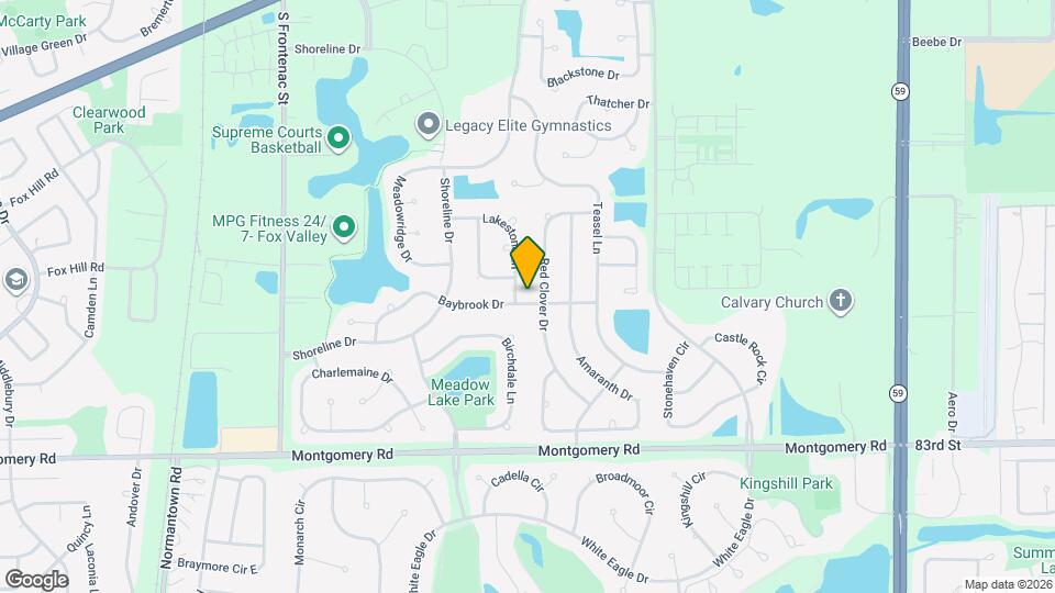 3896 Baybrook Dr Map and Location Details