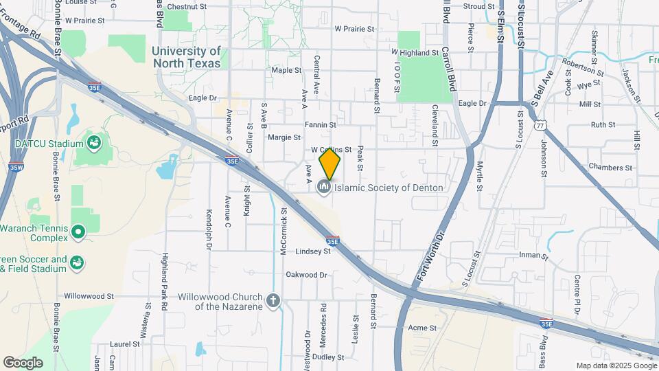 1024 Greenlee St, Unit 760110 Map and Location Details