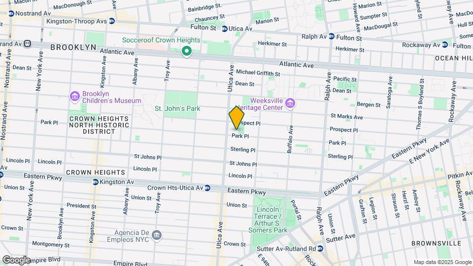 1431 Park Pl Map and Location Details