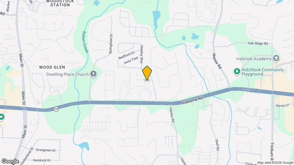 723 Woodstock Grove Dr Map and Location Details