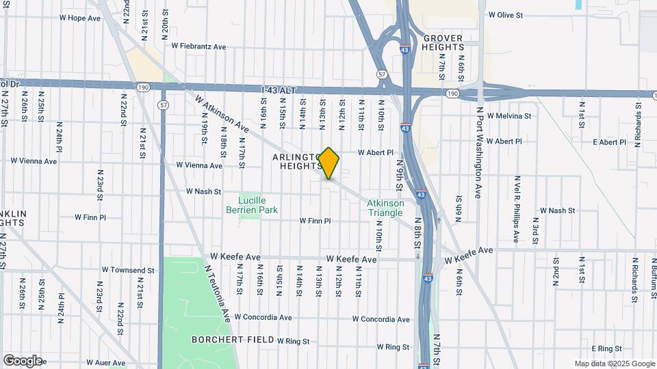 1221 W Atkinson Ave Map and Location Details