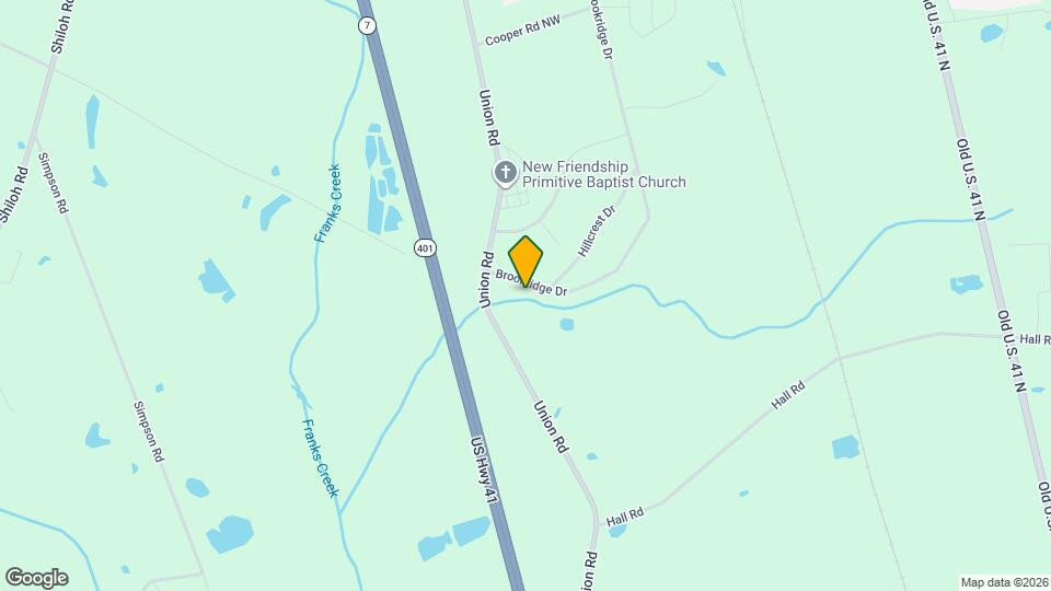 6514 Brookridge Dr Map and Location Details