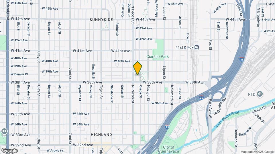 3829 Osage St Map and Location Details