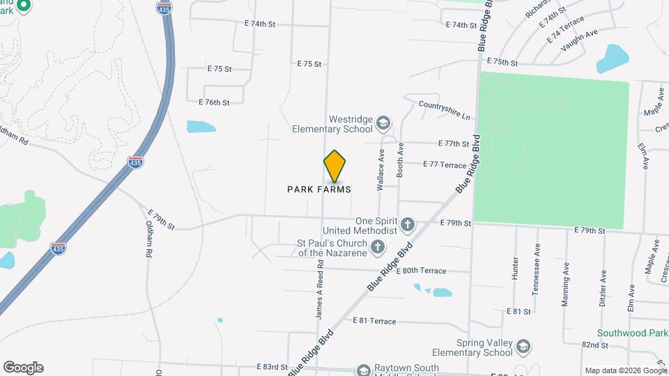 7859 James A Reed Rd Map and Location Details