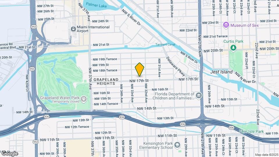 3241 NW 17th St Map and Location Details