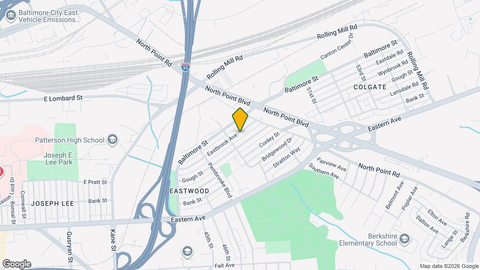 7127 Eastbrook Ave Map and Location Details