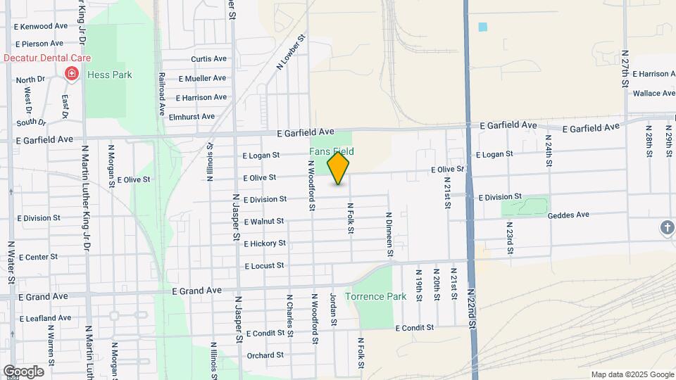 1624 E Division St Mapa y Detalles de la Ubicación