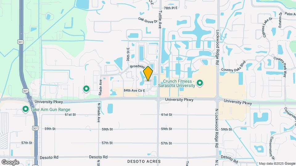 8397 38th Street Cir E, Unit Lenka305 Map and Location Details