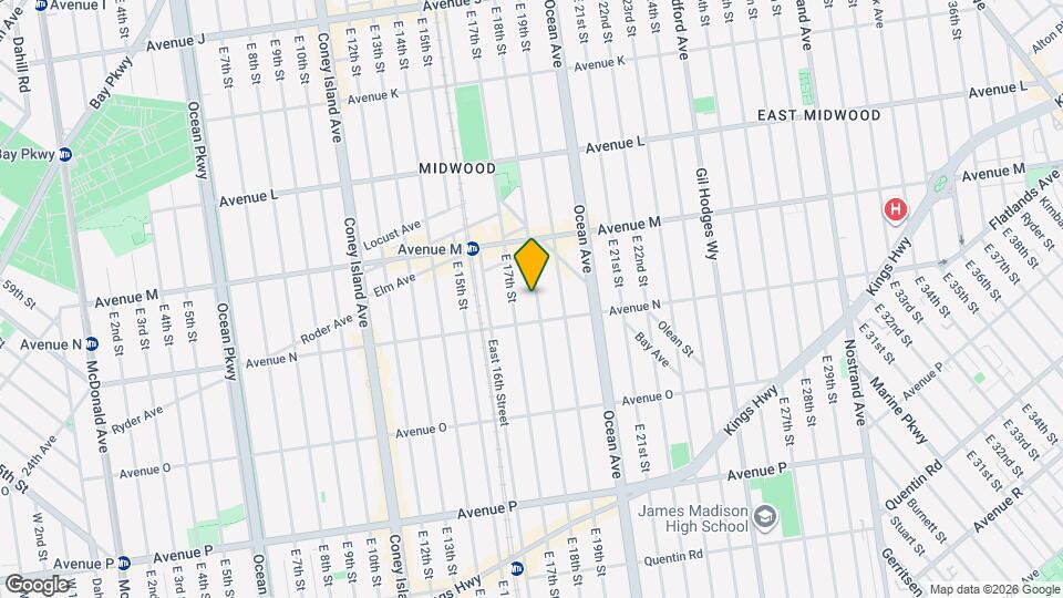 1392 E 18th St Mapa y Detalles de la Ubicación