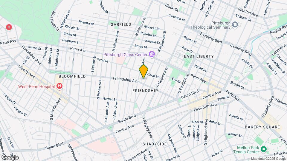 230 S Fairmount St Map and Location Details