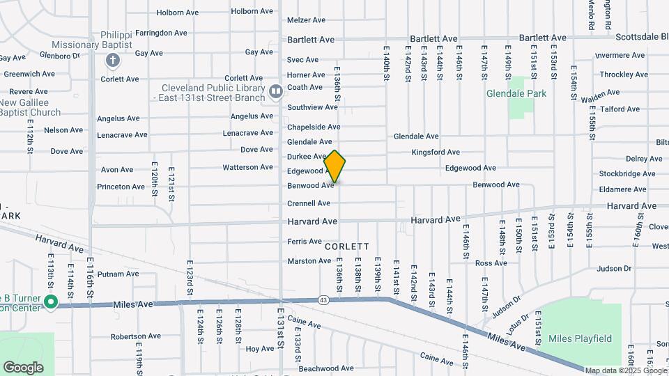 13508 Benwood Ave Map and Location Details