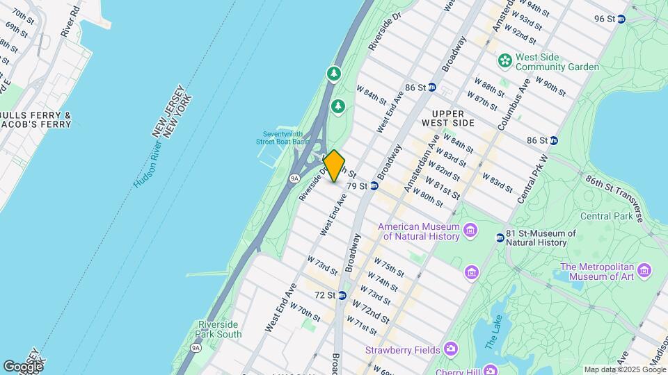308 W 78th St Mapa y Detalles de la Ubicación
