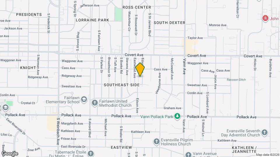 1753 Edson Ave Map and Location Details