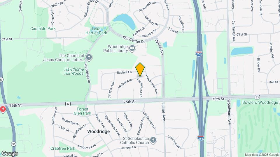 7215 Larchwood Ln Map and Location Details