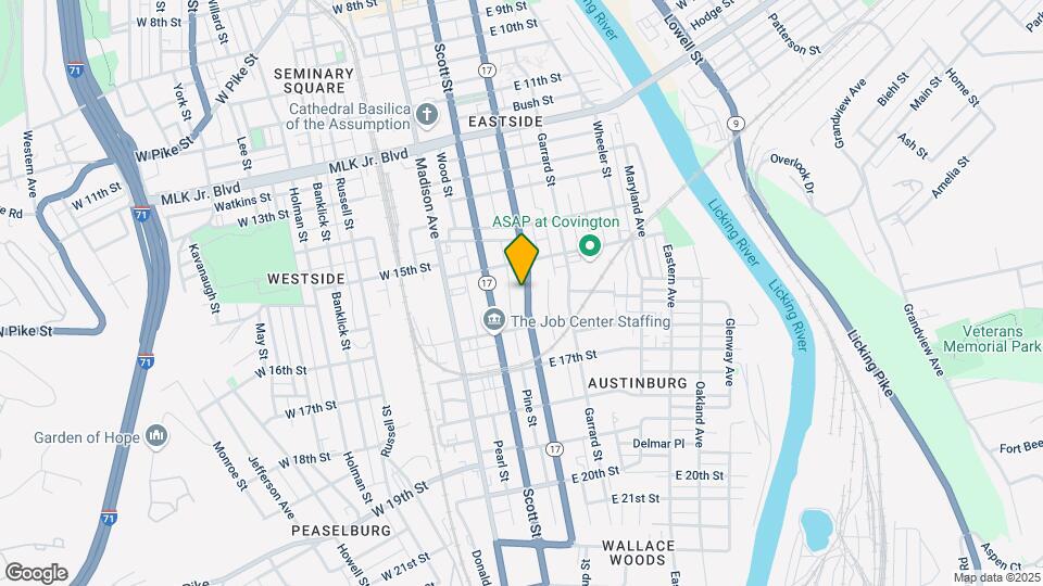 1531 Greenup St Map and Location Details