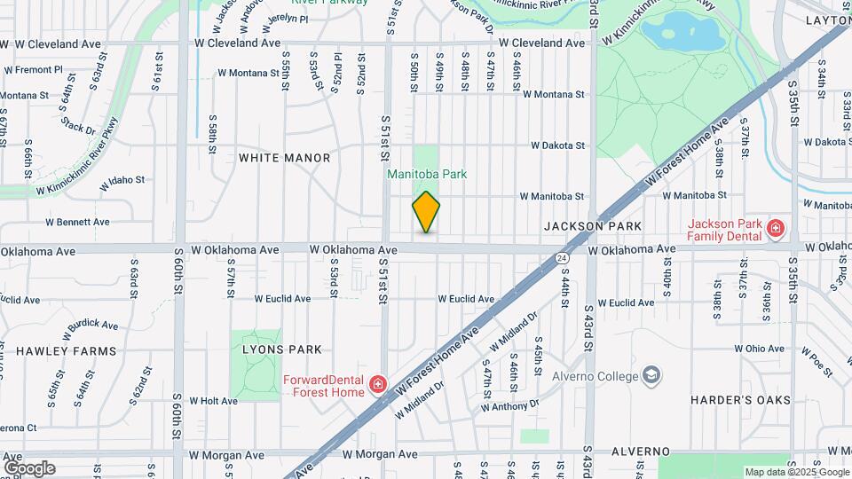 4912 W Oklahoma Ave Map and Location Details