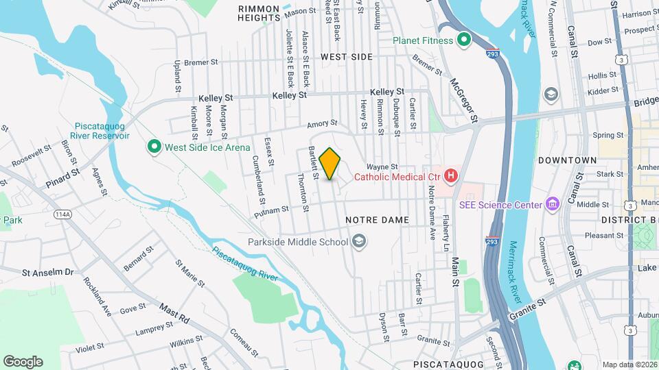 340 Blucher St Map and Location Details