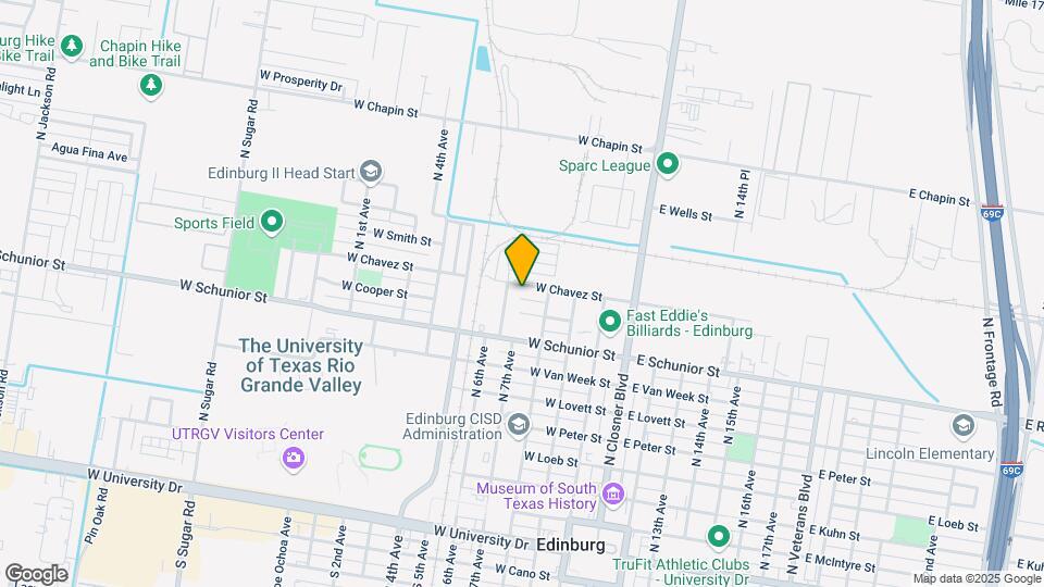 424 W Chavez St Map and Location Details