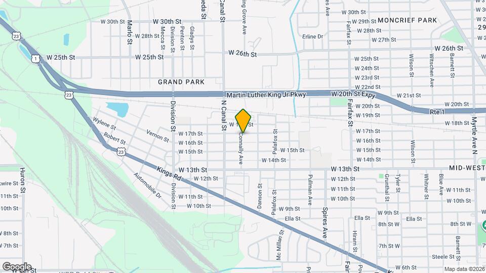 2138 W 17th St Map and Location Details