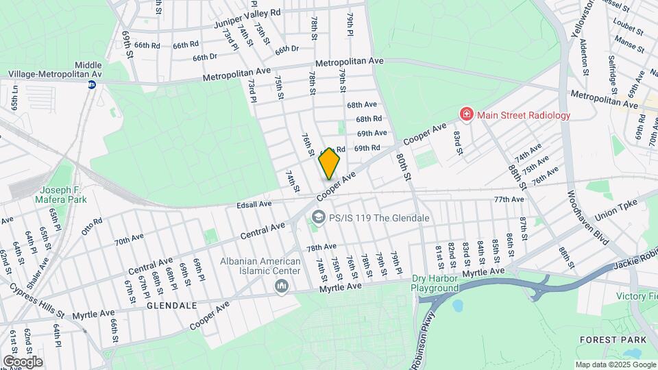 7605 Cooper Ave Mapa y Detalles de la Ubicación