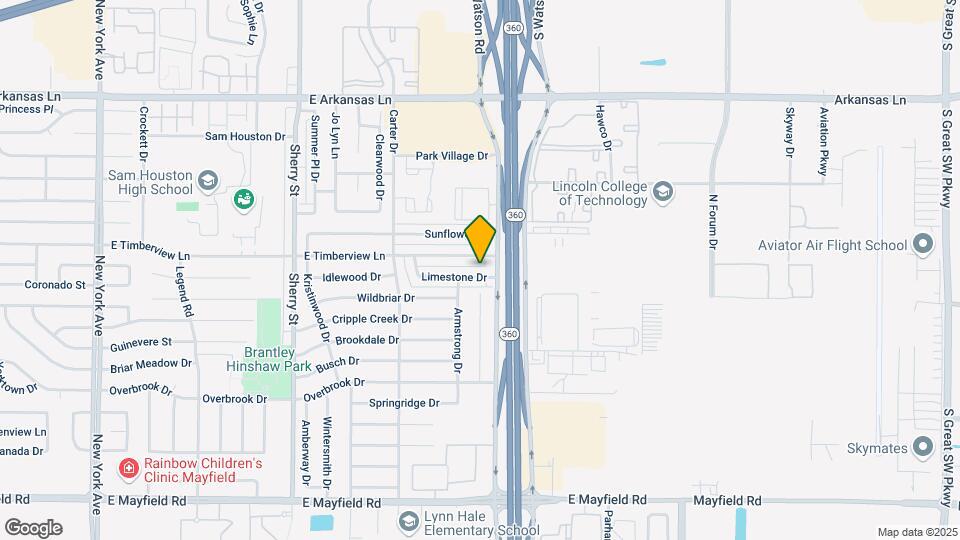 2519 Limestone Dr Map and Location Details