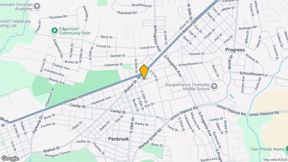 3015 Locust St Map and Location Details