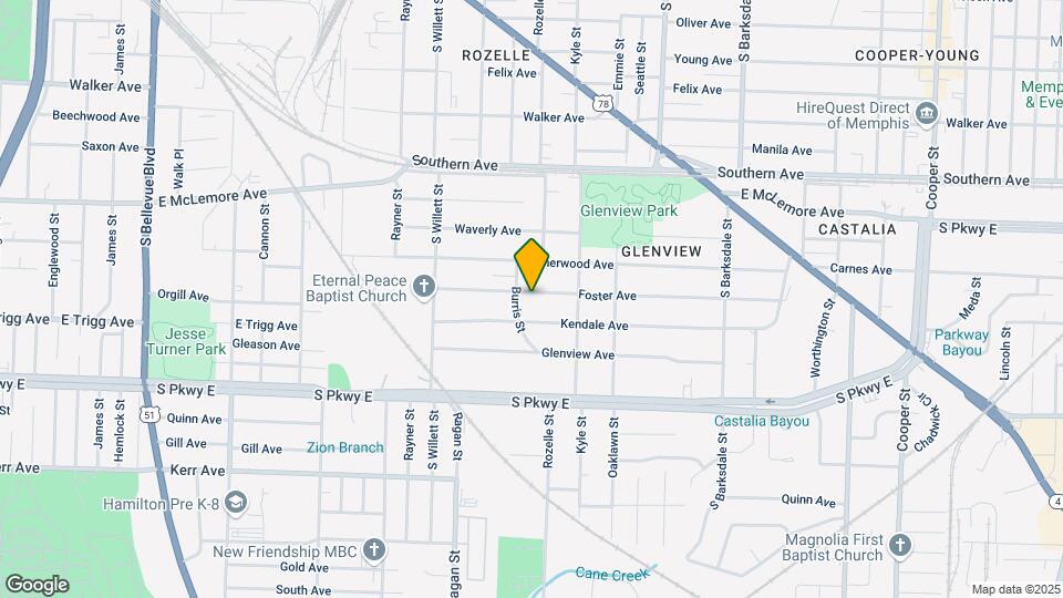 1667 Foster Ave Map and Location Details