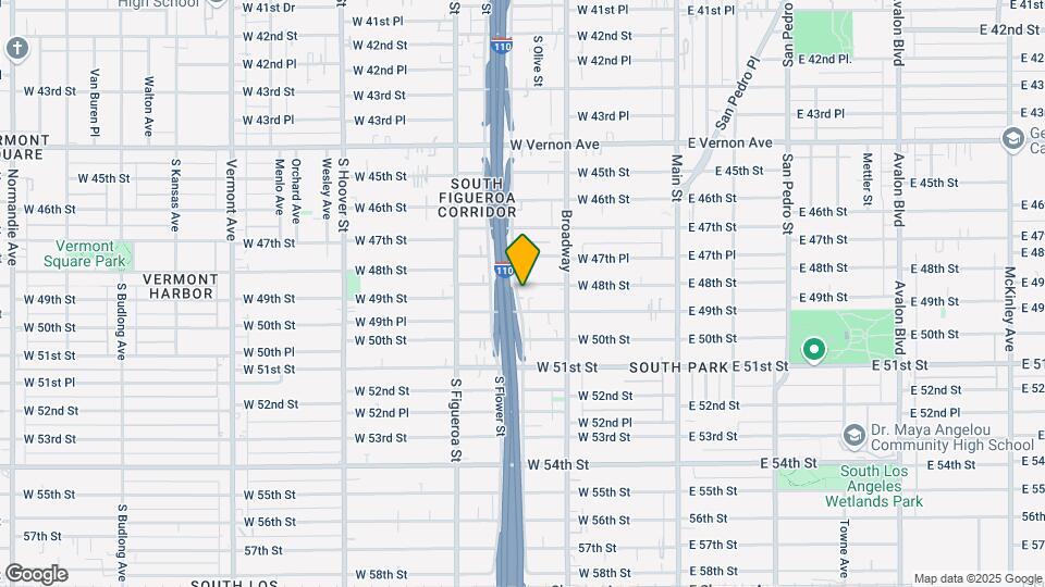 348 W 48th St Map and Location Details